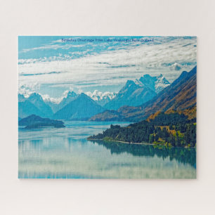 Birthday Greetings from Lake Wakatipu New Zealand Jigsaw Puzzle