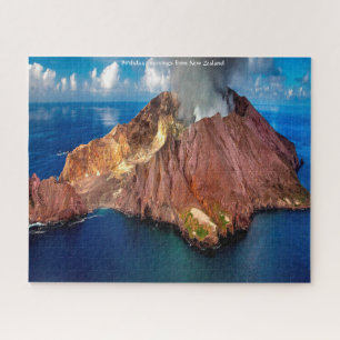 Birthday Greetings from New Zealand Jigsaw Puzzle