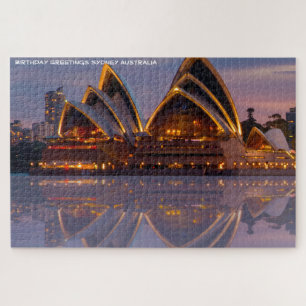 Birthday Greetings from Sydney Jigsaw Puzzle