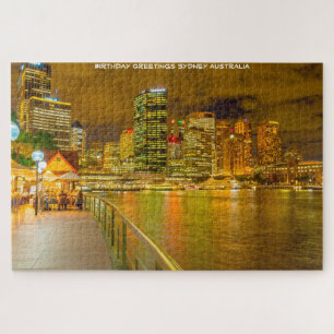 Birthday Greetings from Sydney Jigsaw Puzzle