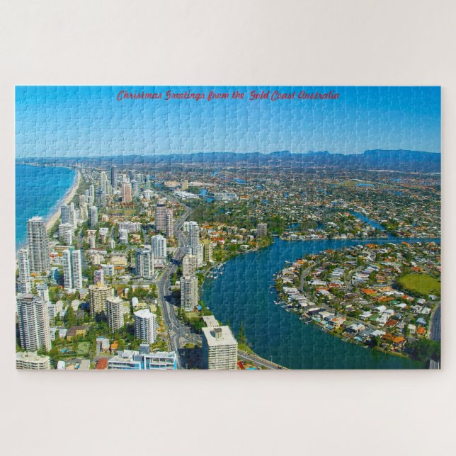 Birthday Greetings Gold Coast Queensland Australia Jigsaw Puzzle (Horizontal)