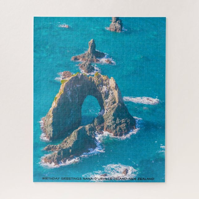 Birthday Greetings Nana-D'Urville Island-NZ Jigsaw Puzzle (Vertical)