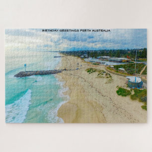 Birthday Greetings Perth Australia Jigsaw Puzzle