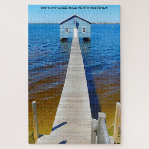 Birthday Greetings Perth Australia Jigsaw Puzzle