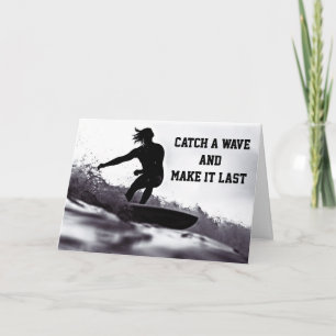 *BIRTHDAY* GREETINGS ***SURF STYLE*** JUST FOR YOU CARD