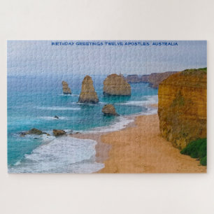 Birthday Greetings Twelve Apostles  Australia Jigsaw Puzzle