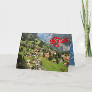 Birthday Greetings - Wengen Card