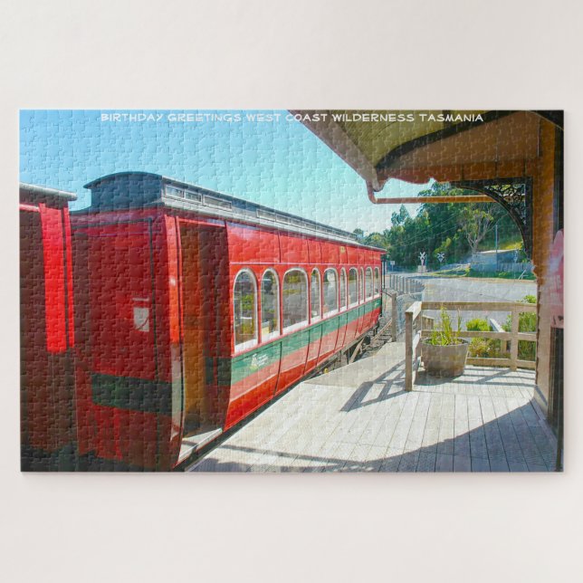 Birthday Greetings West Coast Wilderness Tasmania Jigsaw Puzzle (Horizontal)