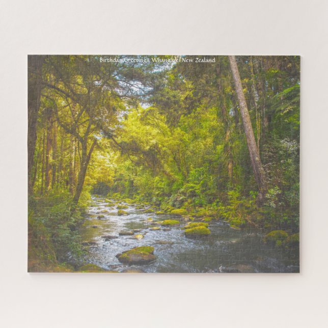Birthday Greetings Whangarei New Zealand Jigsaw Puzzle (Horizontal)