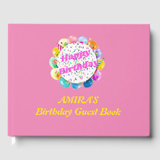 Birthday guests book(girl) guest book