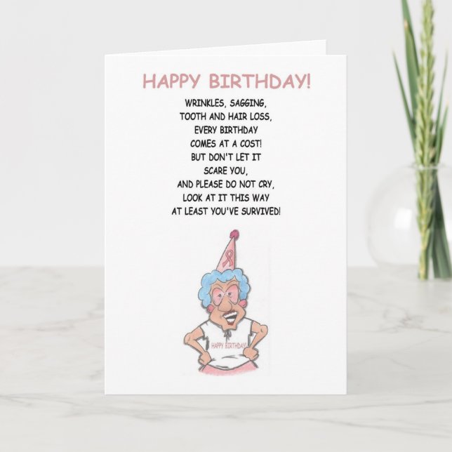 BIRTHDAY HAG CARD (Front)