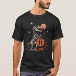 Birthday Halloween 11th Dinosaur Skeleton T REX Sc T-Shirt<br><div class="desc">Birthday Halloween 11th Dinosaur Skeleton T REX Scary Kids</div>