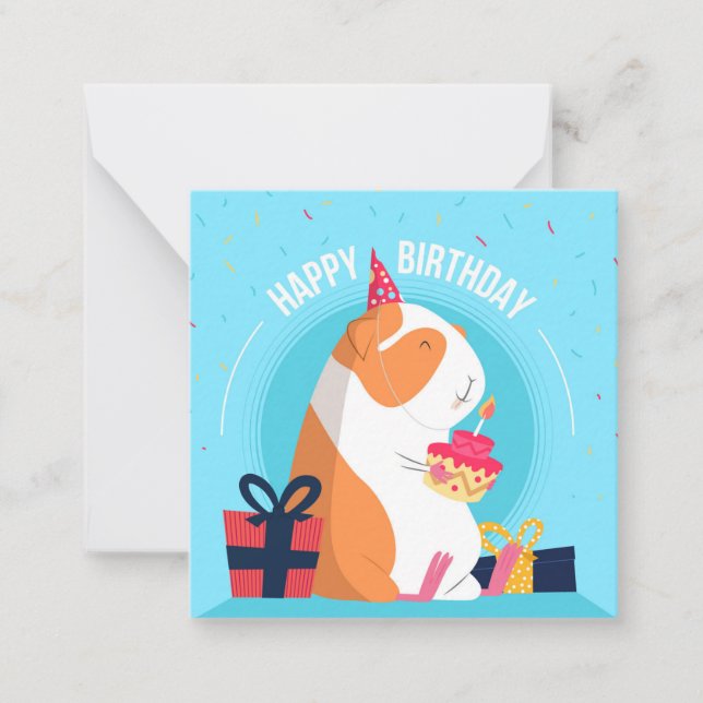 Birthday Hamster Card (Front)