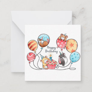 Birthday Hamsters Card
