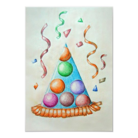 Birthday hat card
