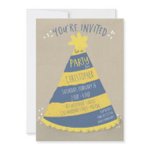 Birthday Hat Invitation