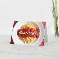 Birthday Heartburn Spaghetti Dinner