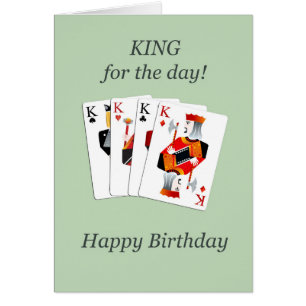 Birthday, Hearts Full House Playing Cards