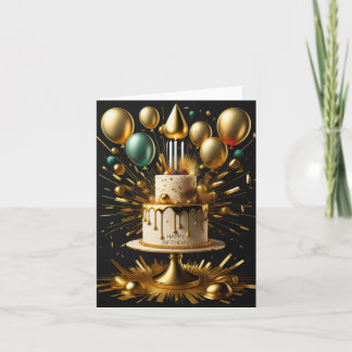 Birthday Holiday Card