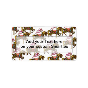 Birthday Horses Smartie Candy wrappers Labels
