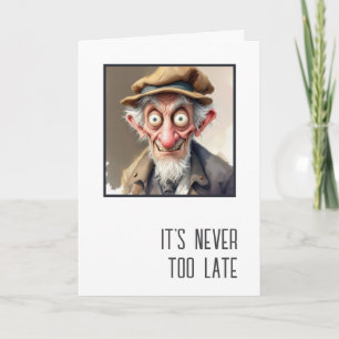 Birthday Humor Crazy Old Man  Card