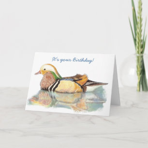 Birthday Humor - Old Age Duck Card