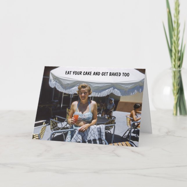 Birthday Humour For Her Card (Front)