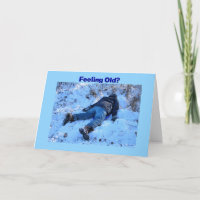 Birthday Humour Sledding Accident