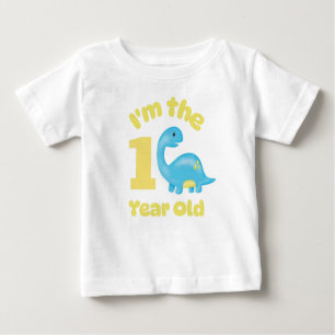 Birthday I'm The 1 Year Old Baby Dinosaur Infant  Baby T-Shirt