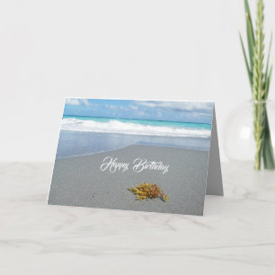 Birthday in Blues 1 Holiday Card