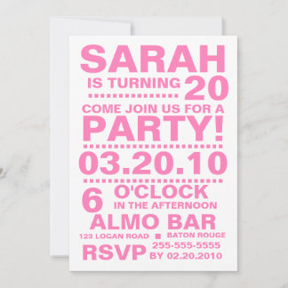 Birthday Invitation