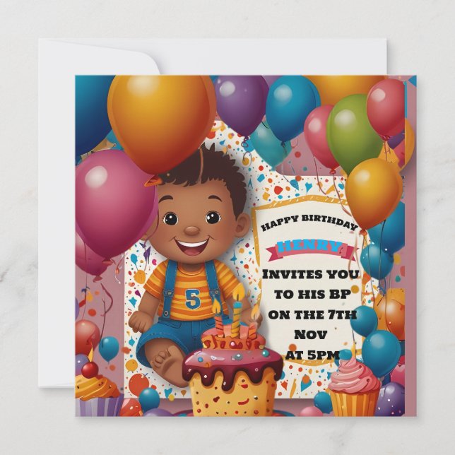 Birthday Invitation (Front)