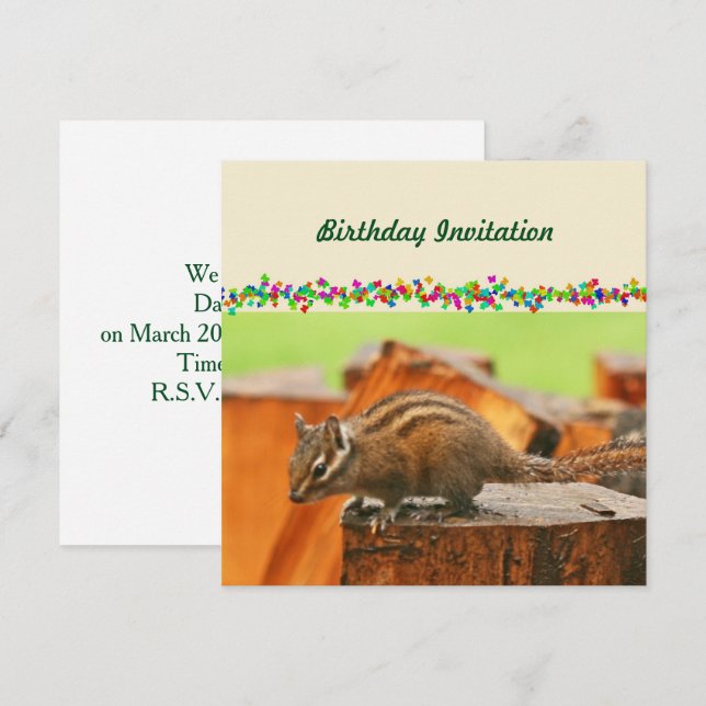 Birthday Invitation (Front/Back)