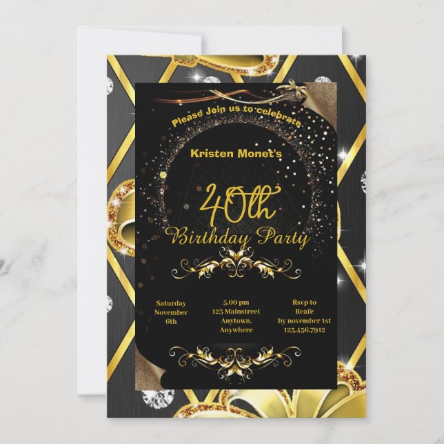 Birthday invitation (Front)