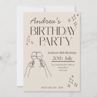 Birthday invitation