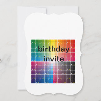 birthday invitation