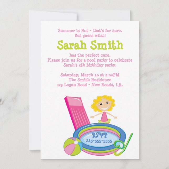 Birthday Invitation (Front)