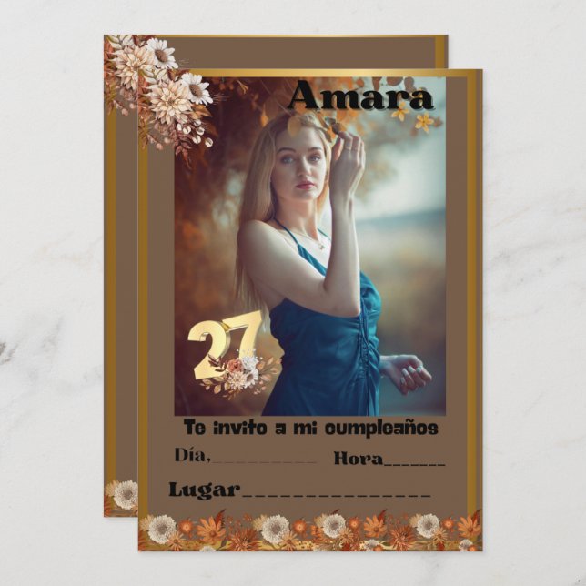 Birthday Invitation (Front/Back)