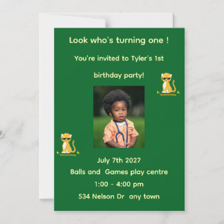 Birthday invitation
