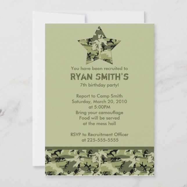 Birthday Invitation (Front)