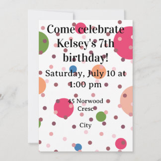 Birthday Invitation