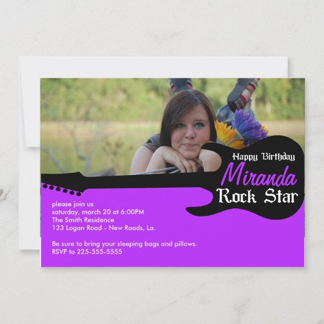 Birthday Invitation (Front)