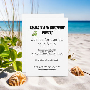 Birthday Invitation Card   Digital Party Invite