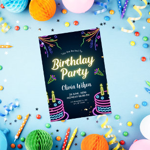 birthday invitation card Party - birthday card
