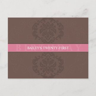 BIRTHDAY INVITATION :: finesse 4 Postcard
