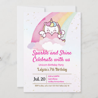Birthday Invitation for Girls