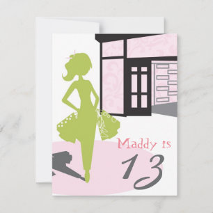 Birthday Invitation - Party at the Mall