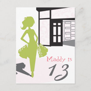 Birthday Invitation - Party at the Mall