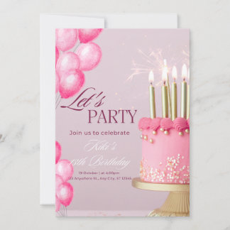 Birthday invitations