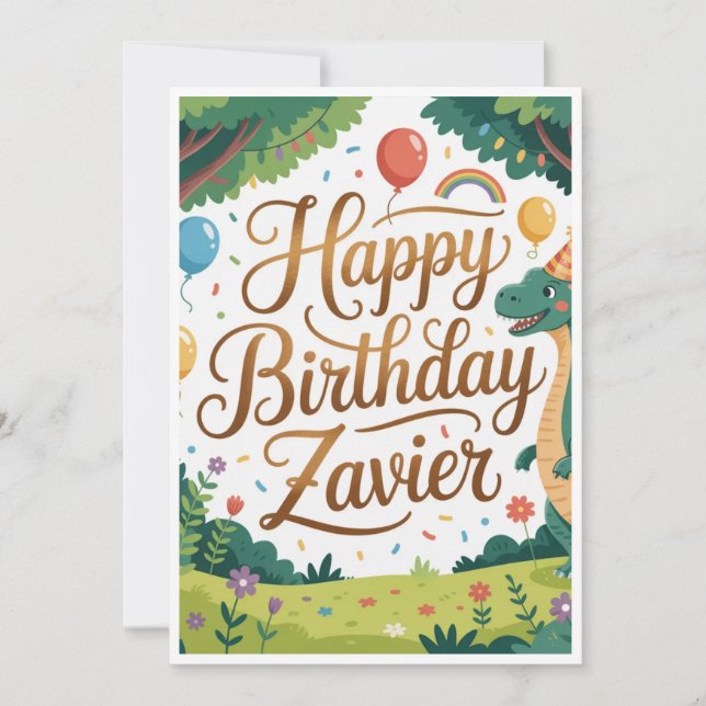 Birthday Invitations 🎉 – Fun & Customisable Party (Front)